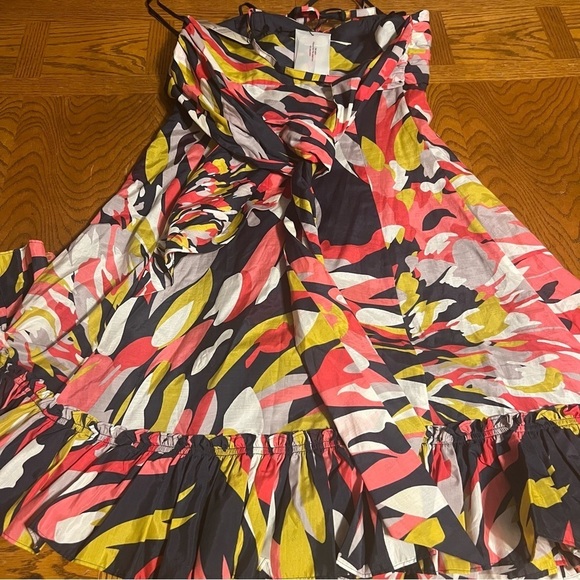 NEW Ted Baker Merus Convertible Silk Blend Halter Ruffle Dress Sz 2 or US 6 - Picture 12 of 14